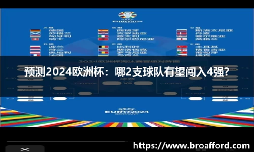 预测2024欧洲杯：哪2支球队有望闯入4强？