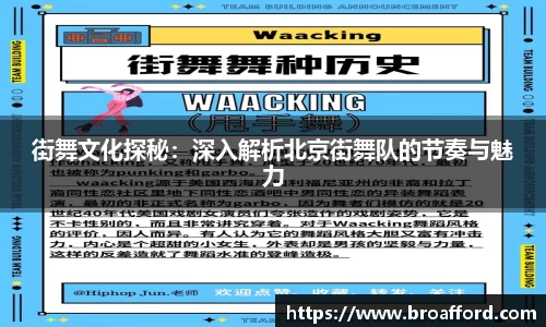 街舞文化探秘：深入解析北京街舞队的节奏与魅力